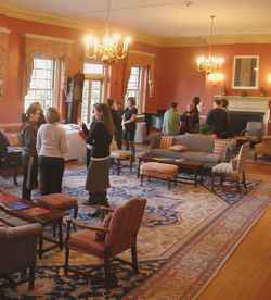 The Madeira School of McLean. Living Room in MAIN Bldg