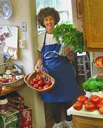 Robin Nelson - saving the tomato crop from Hurricane Isabel