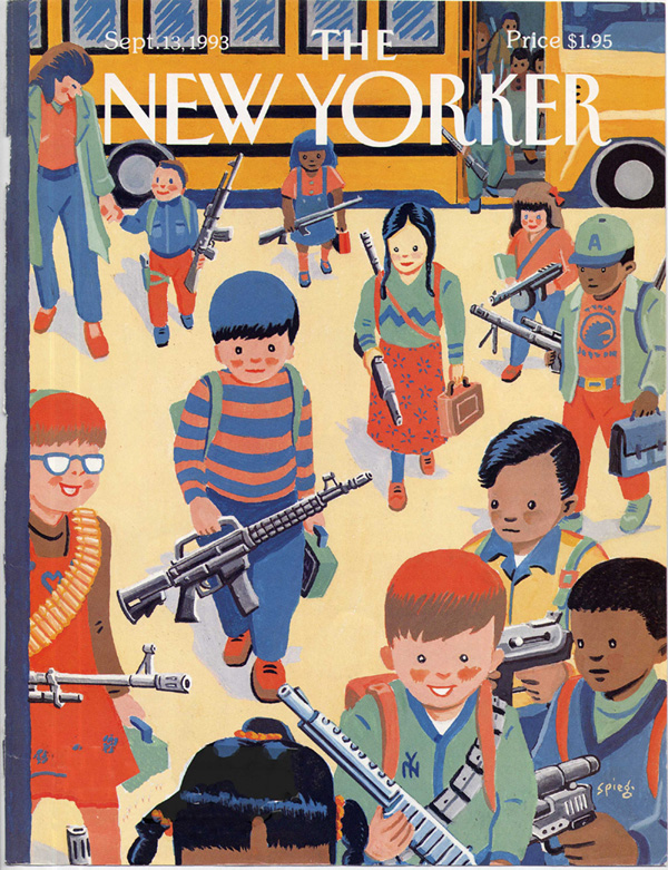 Art Spiegelman's New Yorker Cover, 13 Sept 1993 -- it was a joke then