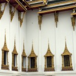 Windows on the Royal Palace, Bangkok.