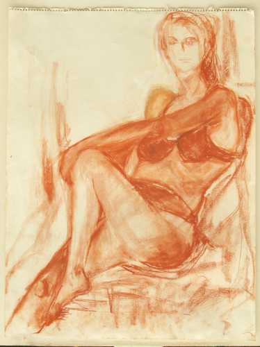 Florence Nelson -Drawings - Bikini Underware 24x18in