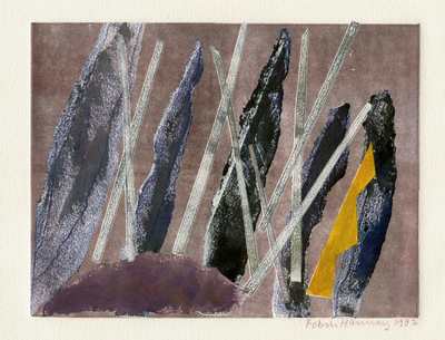 Art by Robin Hannay - Thicket (monotype) 1992