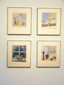  List Gallery Opening -- Robin Hannay's collage 'Window of windows' 