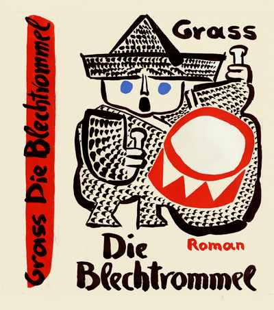 Gunther Grass "Die Blechtrommel" dust jacket art