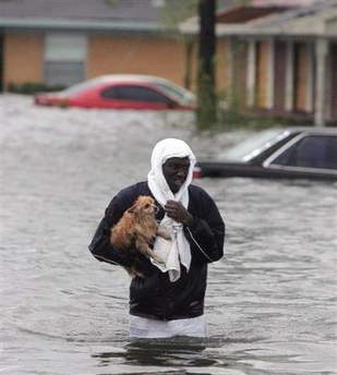 Johnathan Harvey went back for his dog.