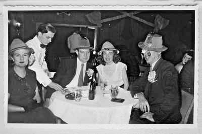 Gwen Tierney's mother, Jim Tierney & Gwen 1949