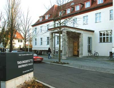 Harnack Haus, now returned to the Max Planck Gesellschaft, successor to the Kaiser Wilhelm Institute