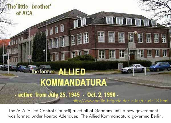Berlin was governed from the 4-power Kondatura Building.