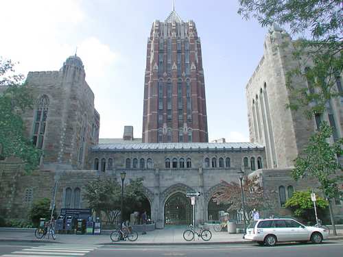 Entrance to Yale Graduate Hall of Studies