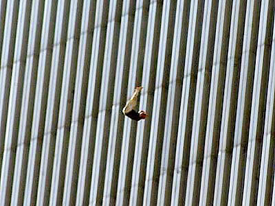 911 WTC North Tower jumper - Falling Woman