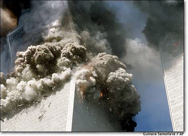 911 - Collapse - WTC South Tower-Tipped