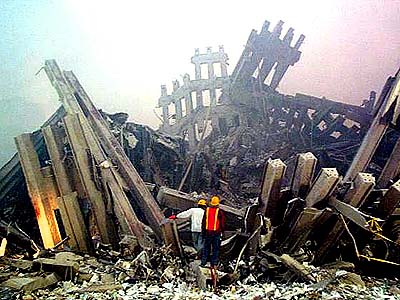 911 - The Pile at the World Trade Center.