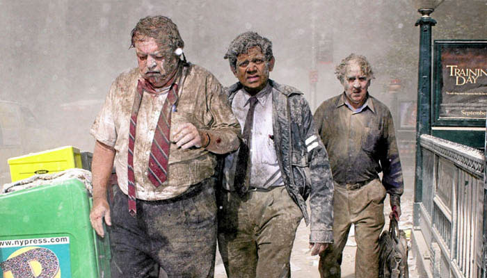911: covered in ash, trio trudges home from WTC disaster