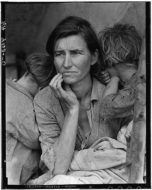 Dorothea Lange - 1936 - Migrant Mother - Farm Security Administration