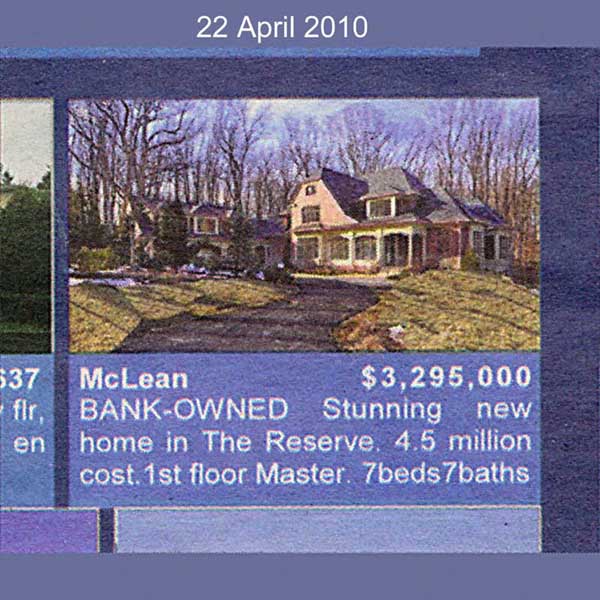 Foreclosed multi-million dollar home in The Reserve, McLean, VA