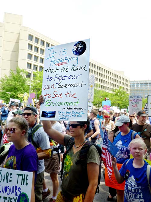 ClimateMarch Sign-AnselAdams(1902-1984)HorrifyingThatWeHaveToFightOurOwnGovernmentToSaveTheEnvironment