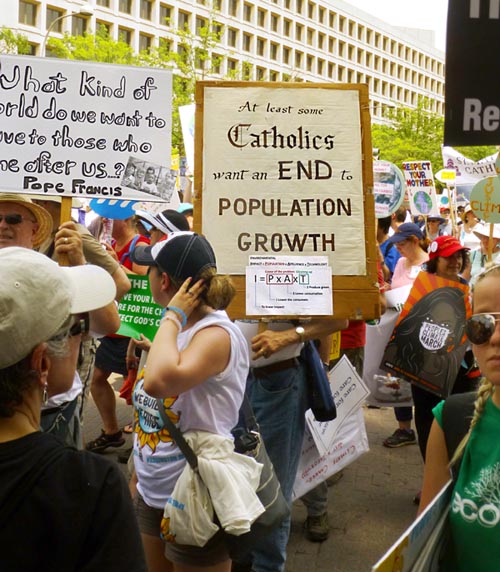 Climate March Sign-Quote Pope Francis-What Planet Will We Leave To Those Who Follow?