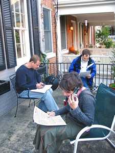 Overflow to the porch!